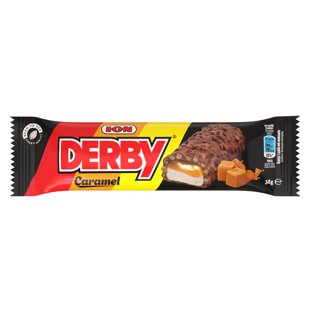 ION Derby Σοκολάτα Γάλακτος Caramel (38gr)