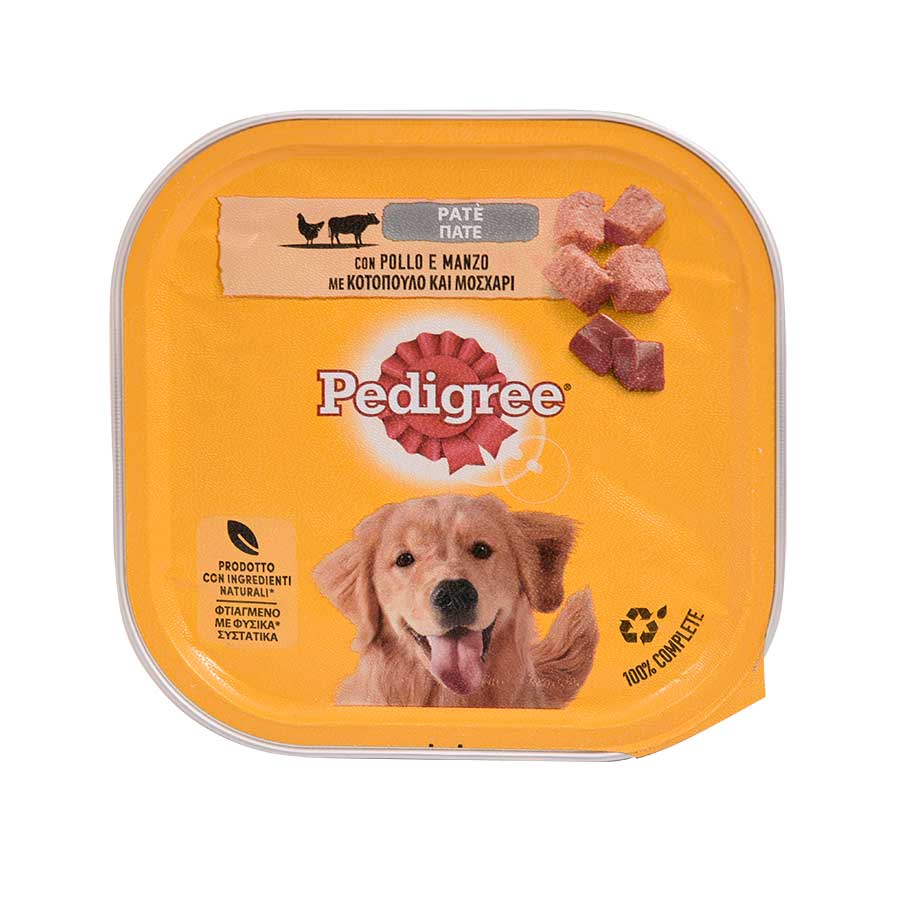 Pedigree Σκυλοτροφή Κοτόπουλο Μοσχάρι (300gr)