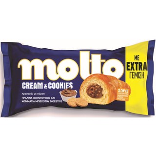 Μolto Κρουασάν Cream & Cookies Πραλίνα (98gr)
