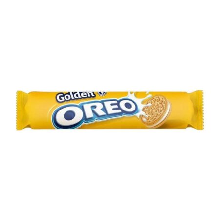 Oreo Μπισκότα με Γέμιση Βανίλια Golden (154gr)