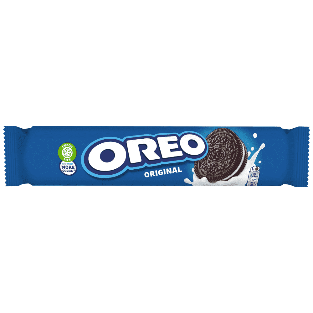 Oreo Μπισκότα με Γέμιση Βανίλια (154gr)