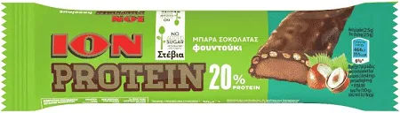 ION Protein φουντούκι με Στέβια (50gr)