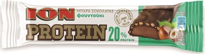 ΙON Protein Μπάρα με 20% Πρωτεΐνη & Γεύση Hazelnut (50gr)
