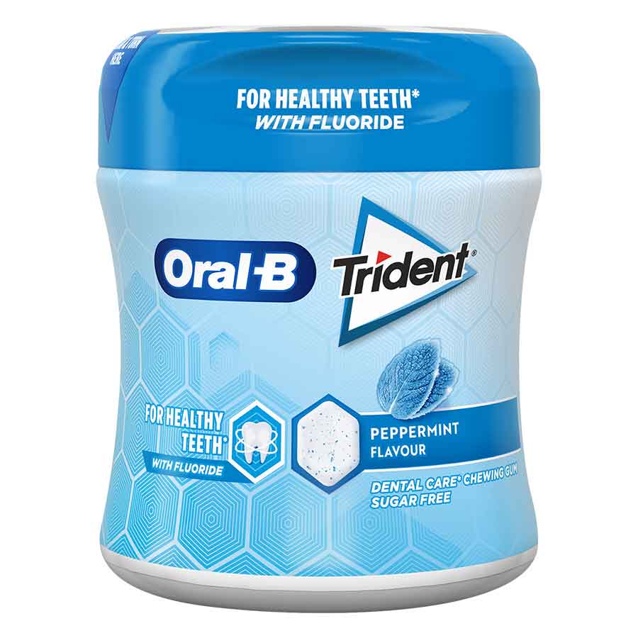 Trident Oral-B Τσίχλες Μέντα (68gr)