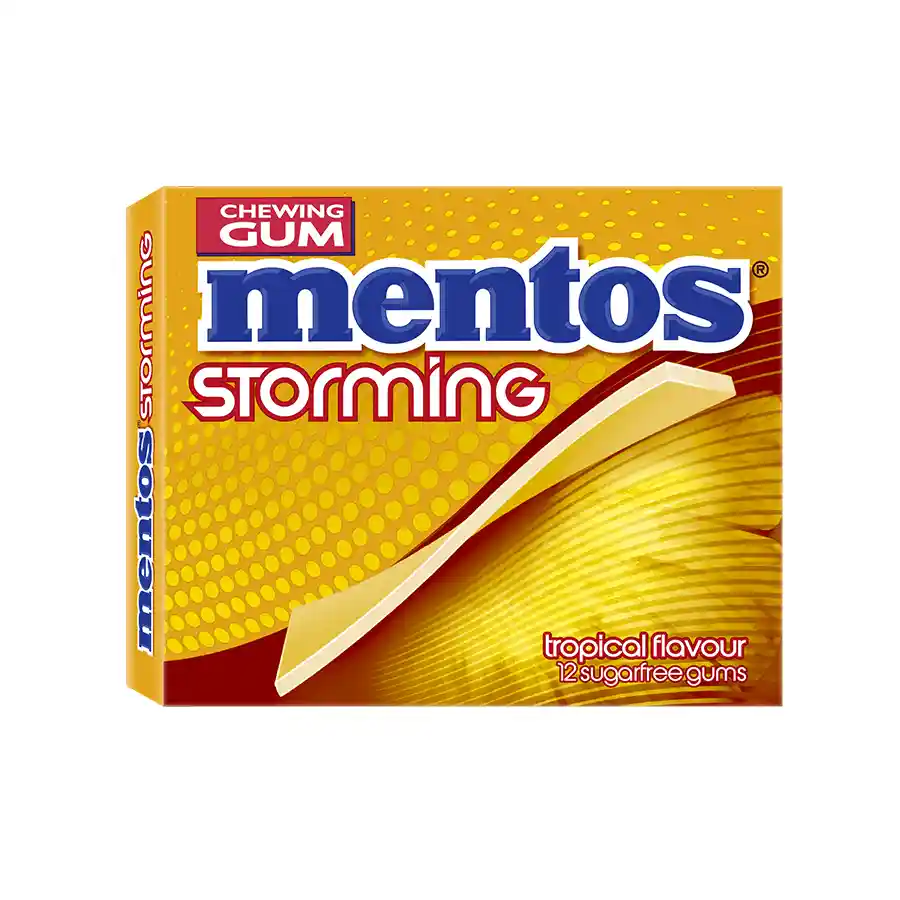 Mentos Storming Τσίχλες Tropical (33gr)