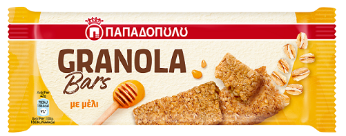 Παπαδοπούλου Granola Bars με μέλι (42gr)