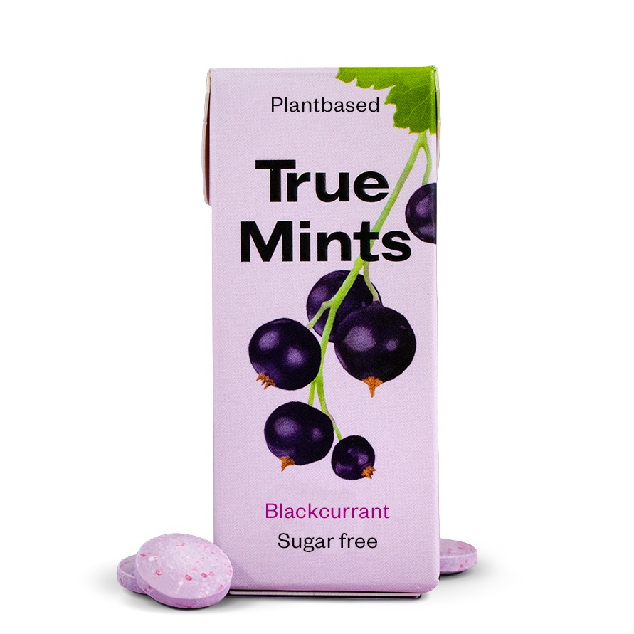 True Mints Καραμέλες Φραγκοστάφυλλο, Χωρίς Ζάχαρη, (13gr)