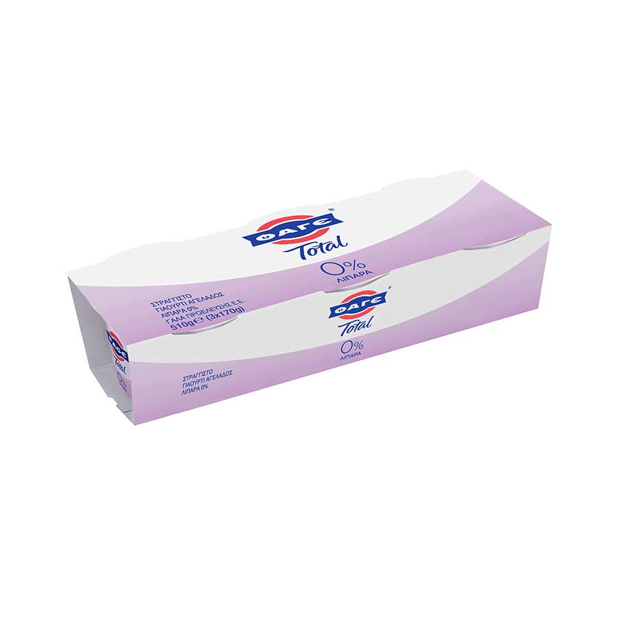 Φάγε Total Γιαούρτι Στραγγιστό 0% Λιπαρά (3x200gr)