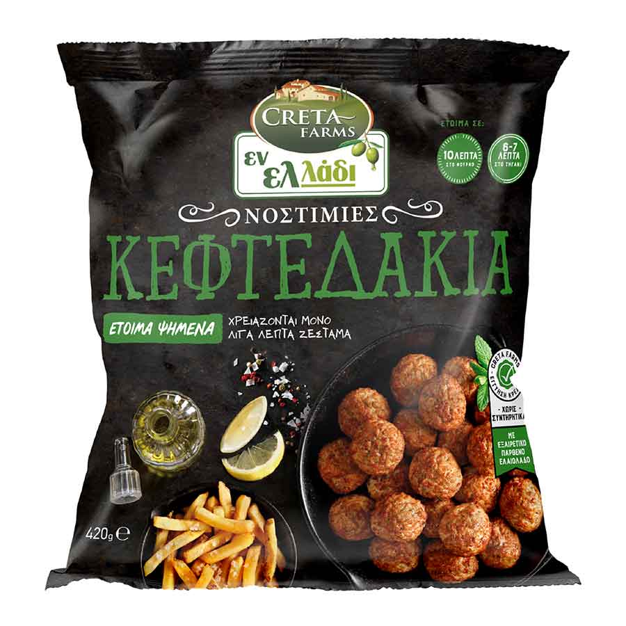 Creta Farms Εν Ελλάδι Νοστιμιές Κεφτεδάκια (420gr)