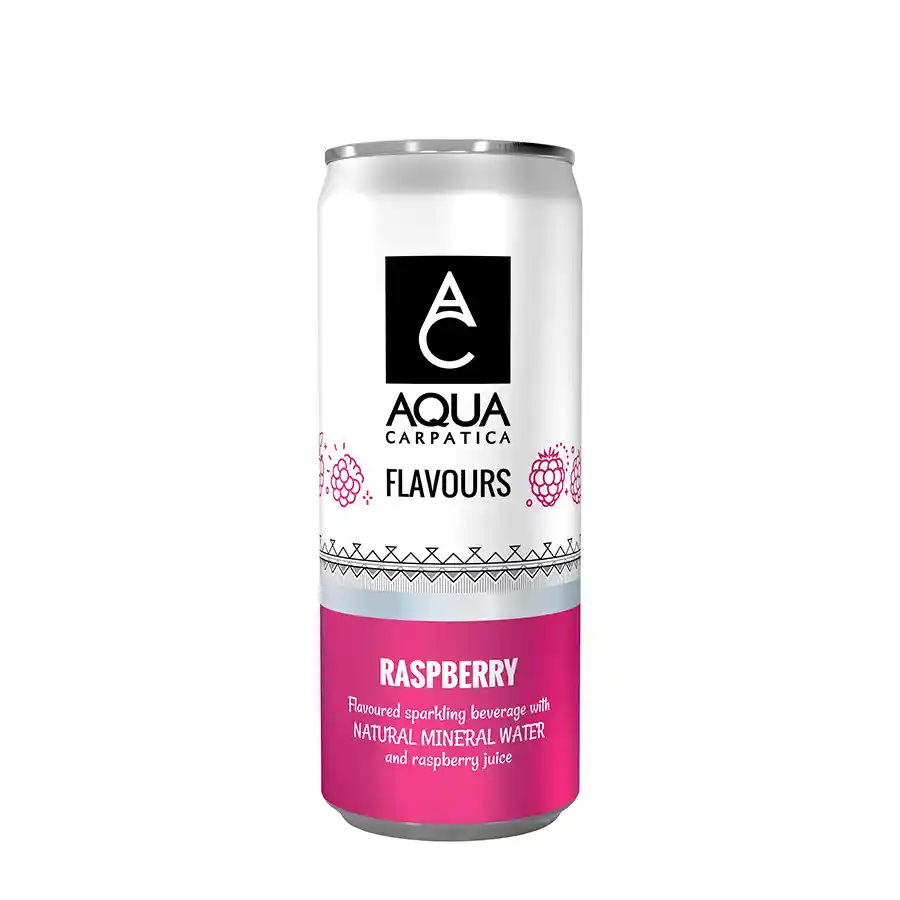 Aqua Carpatica Νερό Ανθρακούχο Raspberry (330ml)