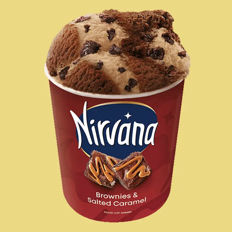 Nirvana caramel brownies 0,42lt