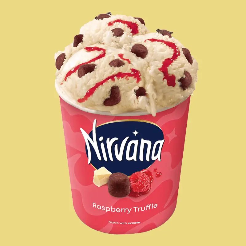 Nirvana raspberry truffle 0,42 lt