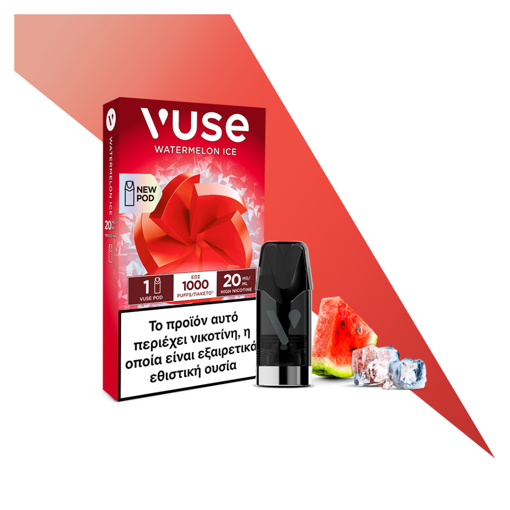 Vuse watermalon ice 1 pod 20mg nicotine